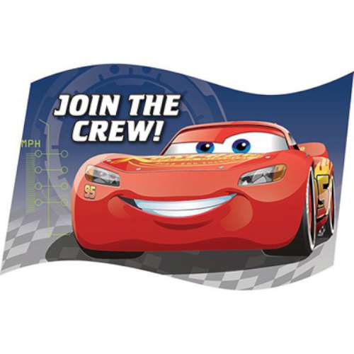 Lightning Mcqueen Number 3 Edible Icing Image - Click Image to Close